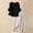 Black, variant on 2 Piece Sets For Women Summer Womens Two Piece Sets Embroidered Two Piece Set Vacation Sets For Women Embroidered Two Piece Set For Women Pant Suits For Women Cute Womens Summer Clothes