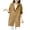 Khaki, variant on Women Rain Jacket Windproof Long Coats Hooded Windbreaker Lightweight Jackets Hiking Outdoor Travel Trench Coat