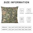 thumbnail image 6 of Nawypu Sage Green Floral Leaves Vintage Pattern Throw Pillow Covers Colorful Geometric Pillow Cases for Couch Sofa Home Living Room Decorations Modern Decor&nbsp;2pc, 6 of 6