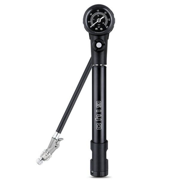 GIYO Bicycle Air Pump Portable 300PSI High Pressure MTB Bike Shock Pump with Schrader Walmart