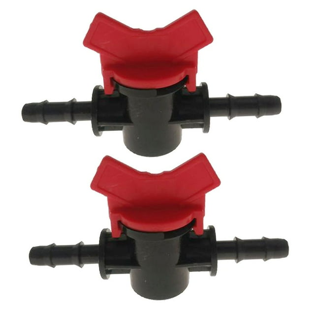 Regulador de flujo de 2 piezas, bomba de agua, válvula recta, interruptor de flujo de agua de bricolaje, 8 mm, negro Zulema Regulador de flujo de agua