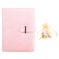 thumbnail image 1 of Diario de bloqueo de combinación en forma de corazón con regalo de cuaderno clave (rosa) Afortunado Sencillez, 1 of 4
