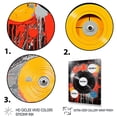 thumbnail image 3 of Designart "Vintage DJ Turntables in Black and Yellow" Fashion Framed Wall Art - Modern Yellow Turntables & Boom Boxes Living Room Framed Canvas Art, 3 of 6