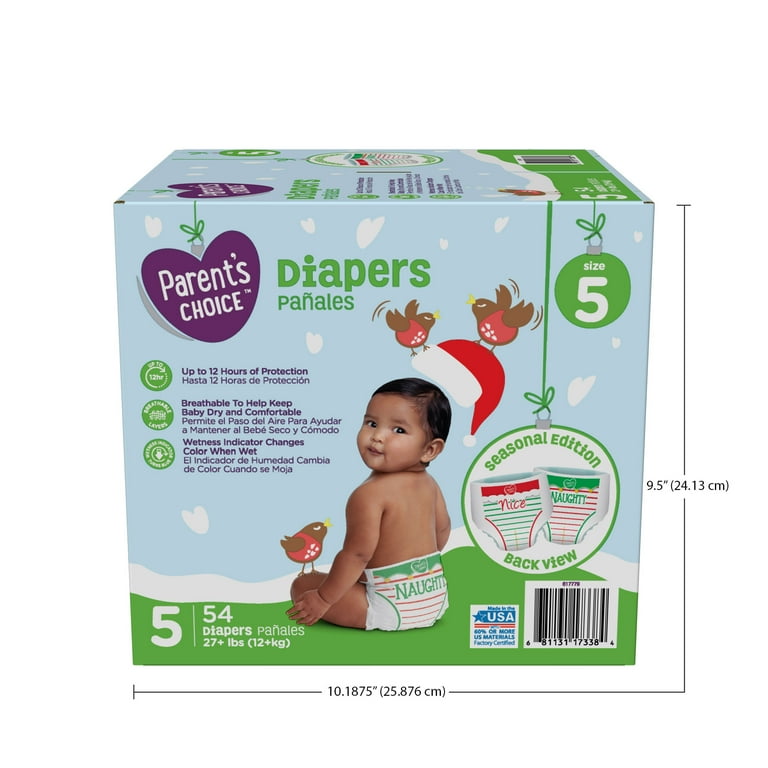 Walmart parents choice sales size 5 diapers