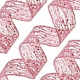 thumbnail image 5 of LoomJoyz Light Pink Mesh Glitter Wired Ribbon, Sparkling, 1.5 Inch x 10 Yards for Christmas Tree for Gift Wrapping Bow Wreath Crafts Wedding Party Decoration, 5 of 8