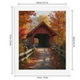 thumbnail image 2 of Paint by Numbers Kit for Adults, Autumn Bridge Scenic Pathway Paint by Numbers, Easy Paint by Numbers Kit for Adults Beginner, DIY Adult Paint by Number Kits on Canvas, Home Decor, 2 of 7
