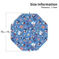 thumbnail image 2 of Pofeuu Colorful Sailing Ship Print Coasters for Drinks, 4Pack PU Leather Coasters, Bar Drink Coasters for Tabletop Protection, Furniture from Damage-Octagon, 2 of 6