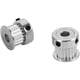 thumbnail image 3 of 8 piezas de rueda de polea de distribución de aluminio de 5 mm y 20 dientes + 5 metros de correa de distribución de goma GT2 de 2 mm de paso y 6 mm para impresora 3D CNC, 3 of 5