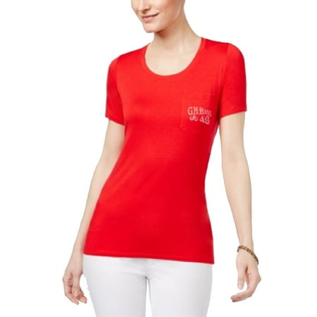 G.H. Bass & Co. Sail Away Logo Graphic T-Shirt (Red Combo, XL)