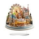 thumbnail image 2 of Acrylic Christmas Tree Ornament with Stand, Festive Holiday Tabletop Decor for Home Office, Merry Xmas Party Centerpiece Decoration, Reindeer and Gift Design, 2 of 5