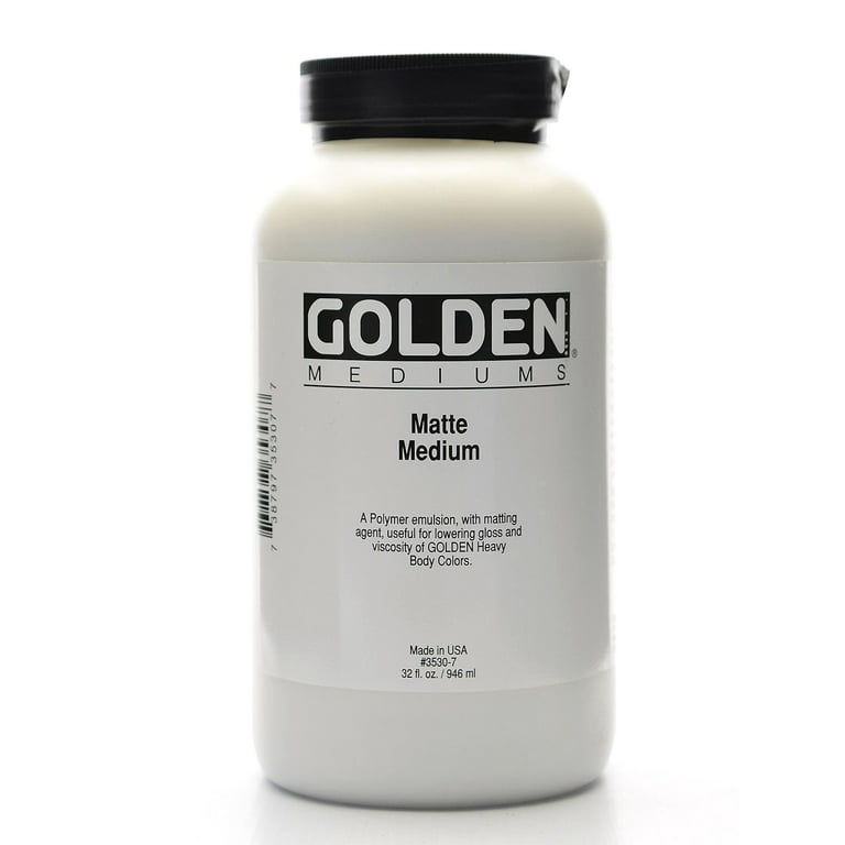 Golden Acrylic Matte Medium - 128 oz Jar