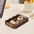 thumbnail image 6 of YWMJZEU Bamboo Serving Tray Food Storage Dinner Dessert Multipurpose Kitchen Platter Tea S, 6 of 9