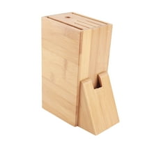 Multifunctional Knife Block - Premium Kitchen Knife Storage Holder with Angled Slots