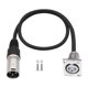 thumbnail image 1 of Cable de audio XLR macho de 3 pines a XLR hembra tipo D, convertidor de audio para estudios de grabación y presentaciones ., 1 of 9