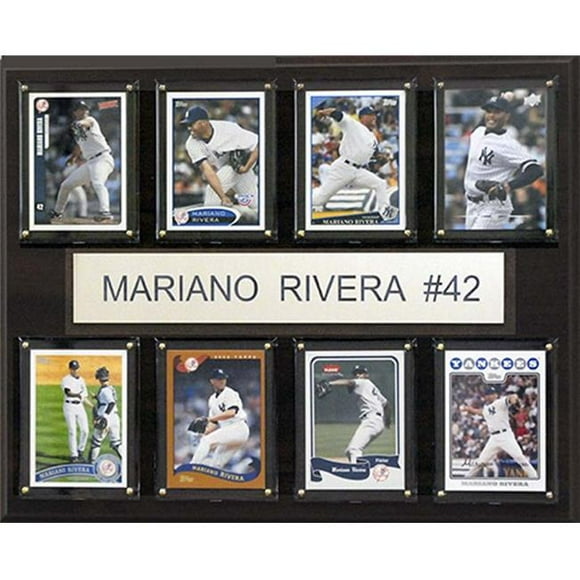 MLB 12 x 15 in. Mariano Rivera New York Yankees 8-Card Plaque