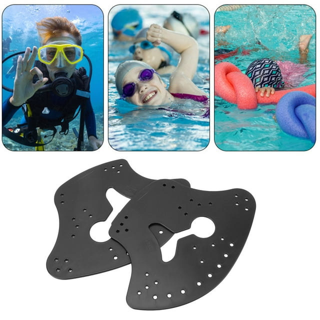 Pagaies de Natation Réglables, en Forme de Hache, Design Double Face, Fabriquées en PP et Silicone, Adaptées aux Longues Sessions d'Entraînement à la Natation