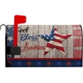 thumbnail image 2 of American Flag Patriotic Mailbox Cover Magnetic USA Independence Day Mailbox Cover Standard Size 25.5 x 21 4th of July Memorial Day Mailbox Wrap Post Letter Box Cover Decorative for Home Outdoor Garden, 2 of 6