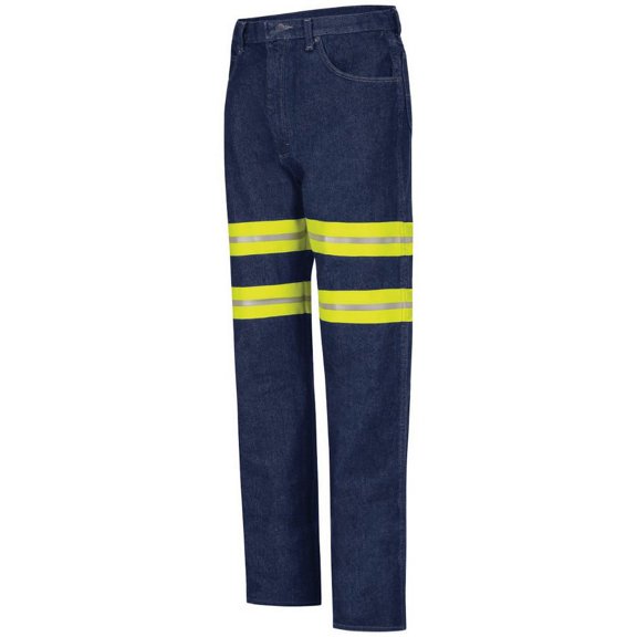 RED KAP Men's Enhanced Visibility Relaxed Fit Jean - PD60ED