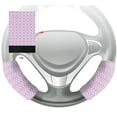 thumbnail image 1 of EREHome Quatrefoil Pattern Steering Wheel Cover Hook and Loop Covers For Car Size 10x16cm 2 PCS, 1 of 2