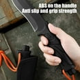 thumbnail image 3 of Compact Outdoor Multifunctional Stainless Steel Knife with Scabbard for Hiking and Wilderness Survival, 3 of 6