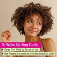 thumbnail image 4 of Nothing But Curl Wake Up Spray - Sulfate-Free Curl Defining, Curl Refresher Spray for Curly Hair Detangles, Conditions, and Adds Shine for All Types of Curly, Healthy, Natural Hair - 8 oz (Pack of 1), 4 of 6