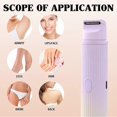 thumbnail image 4 of Women's Electric Hair Remover Rechargeable Wet Dry Painless Trimming Machine for Travel Home Use, 4 of 5