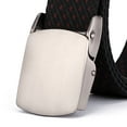 thumbnail image 3 of Men Belt Nylon Fashion Alloy Work Belt Web Belt with Automatic Slide Buckle, 3 of 10