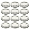 thumbnail image 1 of 12 Pcs Couvercles de Mise en Conserve à Ouverture Régulière Couvercles de Pots en Fer-Blanc Couvercles de Pots Étanches Capuchons de Pots de Mise en Conserve, 1 of 5