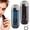 Blue + Black, variant on Digital Display Nasal Hair Trimmer for Men, Professional LED Precision Nose Trimmer, Rechargeable 2-Pack
