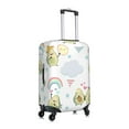 thumbnail image 3 of Balery Green Blue Avocado Luggage Cover Protector, Scratch And Dirt Resistant, Fits 18-32 Inch Luggage - Large, 3 of 9