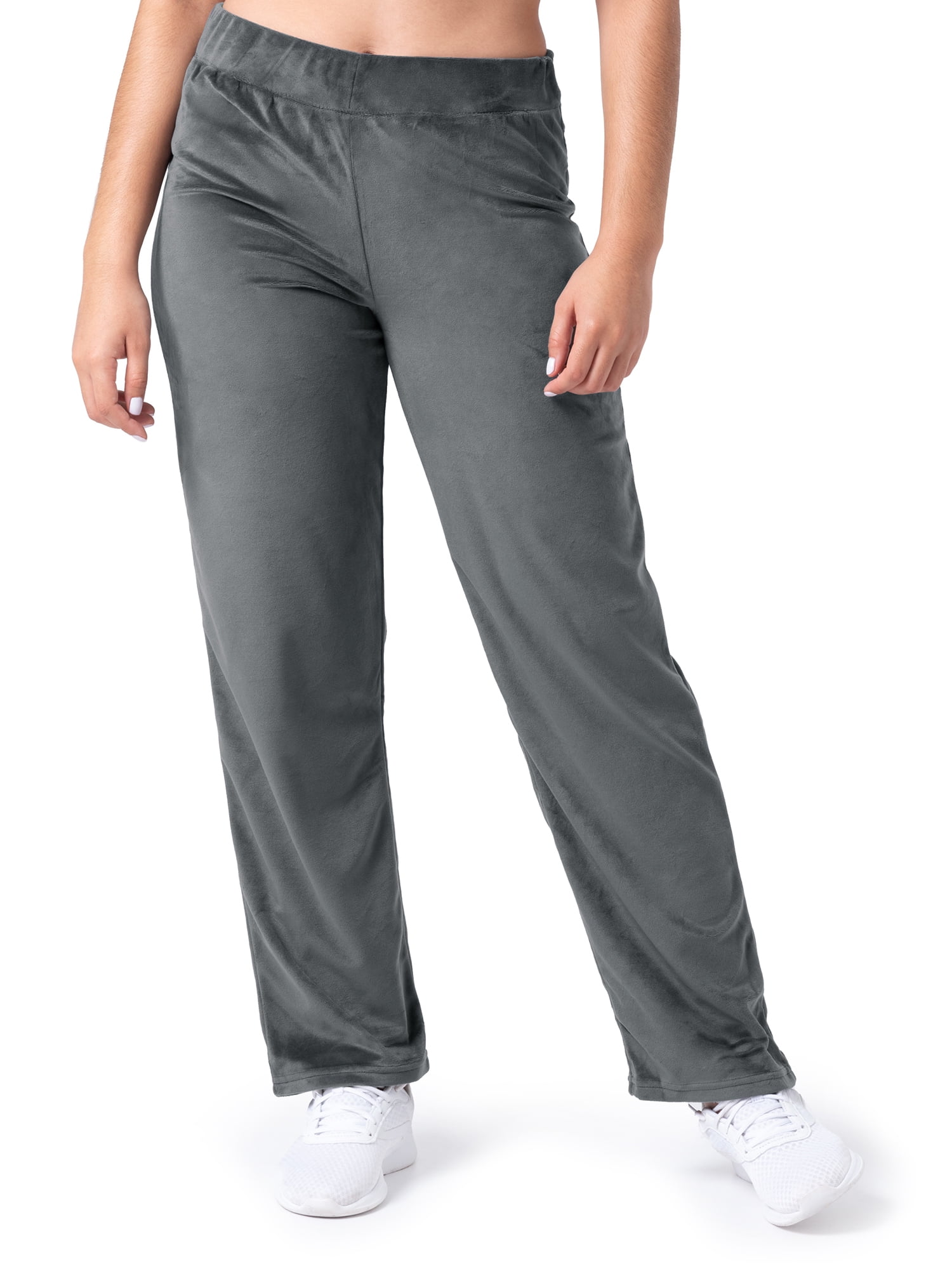 Athletic Works Women's Soft Velour Jacket and Pant Tracksuit, Size S-XXL