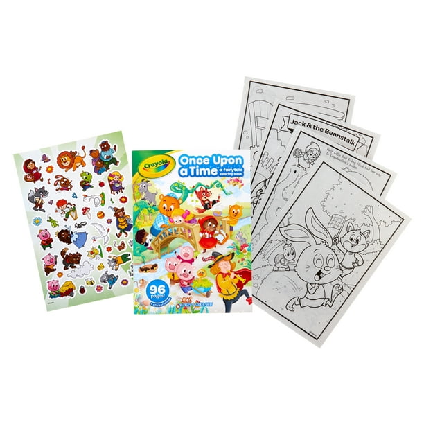 Crayola Fairy Tales Coloring Book 96pg