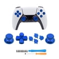 thumbnail image 1 of AARONMEI Premium Metal D-pad ABXY Buttons Replacement Kit for PS5 Controller, 1 of 2