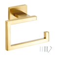 thumbnail image 4 of Soporte organizador de accesorios de baño Soledad Estante de almacenamiento acero inoxidable dorado, 4 of 10
