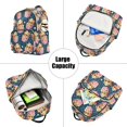 thumbnail image 5 of JIALIOU Mini Backpack Purse for Women Quilted Casual Daypack Small Travel Shoulder Bag, Cute Bear in Popcorn, 5 of 7