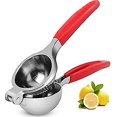 thumbnail image 1 of 22 Cm - Rouge Presse-citron Manuel Avec Poigne Douce - Trs Rsistant - Pour Presser Le Citron Et Les Agrumes - Facile Nettoyer -, 1 of 5