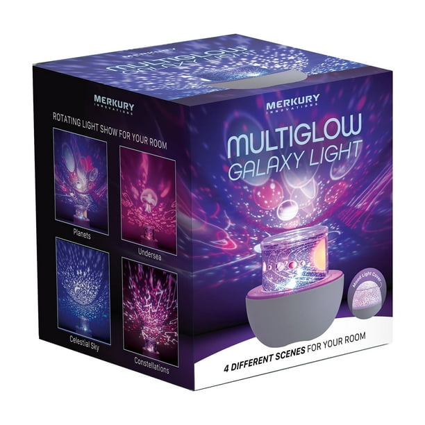 MGO MIDNIGHT MISSION GALAXY SET　L Merkury Innovations Multiglow Galaxy Night Light LED