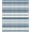 Blue And Cream, Pattern 1, variant on ODIKA Layering Boho Striped Ticking Stripe Farmhouse Felpudo Gingham for Bedroom, Bedside, Nursery, Pet Friendly & Kids Safe