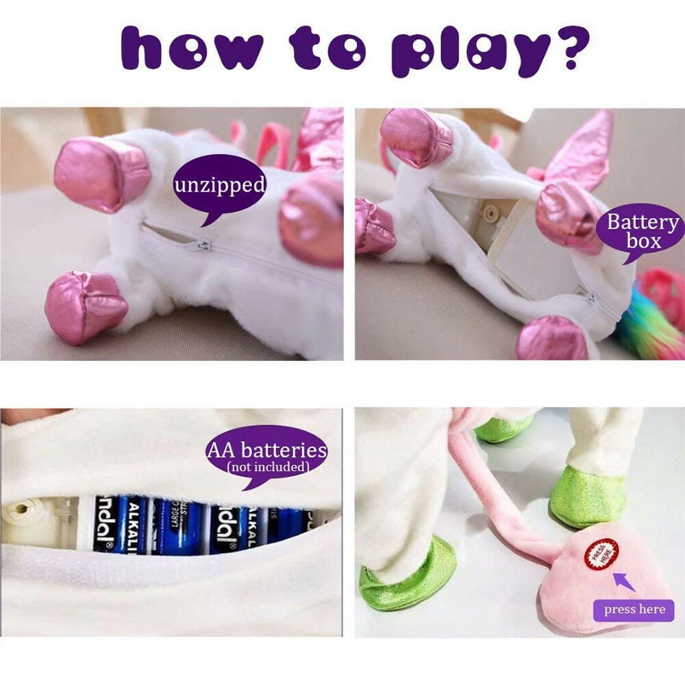 walking and singing unicorn