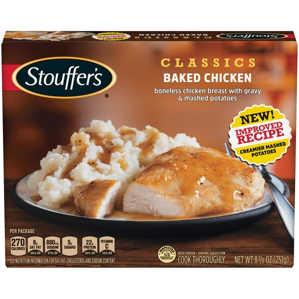 Stouffers CLASSICS Baked Chicken Frozen Meal 8 7/8 oz.