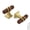 Walnut Wood Grain& Matte Gold, variant on 10 Pack Cabinet Knobs, Black&Gold Kitchen Dresser Drawer Handles, T-bar Hardware