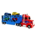thumbnail image 6 of Adventure Force Light and Sound Big Rig Super Transporter, 12 Piece Set, 24 Inch Full Length Semi-Truck with Trailer!, 6 of 11