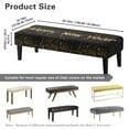 thumbnail image 3 of POLERO Happy New Year Dining Bench Cover Washable Stretch Piano Bench Seat Cover Removable Rectangle Seat Cushion Protector for Home Patio, Bedroom, Hotel, 3 of 7