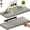 Gray, variant on Ballucci 48" Floating Shelves, 2-Pack Wood Wall Shelf Set with Invisible Brackets, 8" Deep, Black