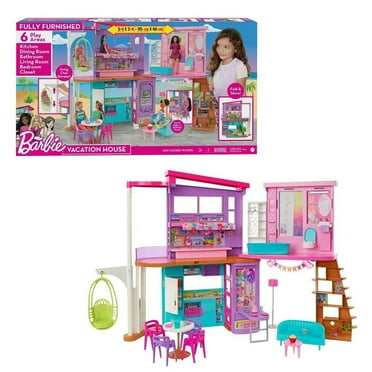 Set de Juego Mattel Barbie Casa de Muñecas Malibú