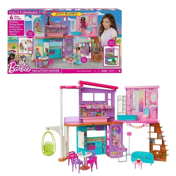 Set de Juego Mattel Barbie Casa de Muñecas Malibú