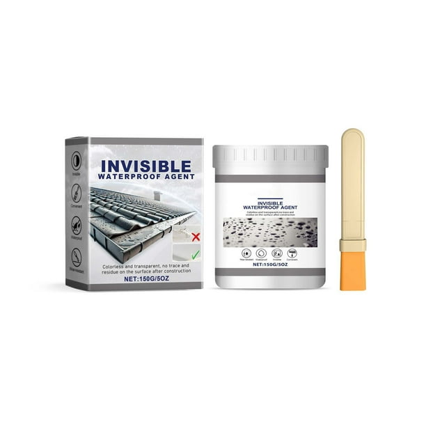 Fiudx Sellador de Fugas, Revestimiento Transparente Antihumedad, Impermeabilizante de Larga Duración, Capa Protectora Flexible, Ideal para Mejoras Del Hogar, Uso En Baños y Cocinas, Fácil Aplicación