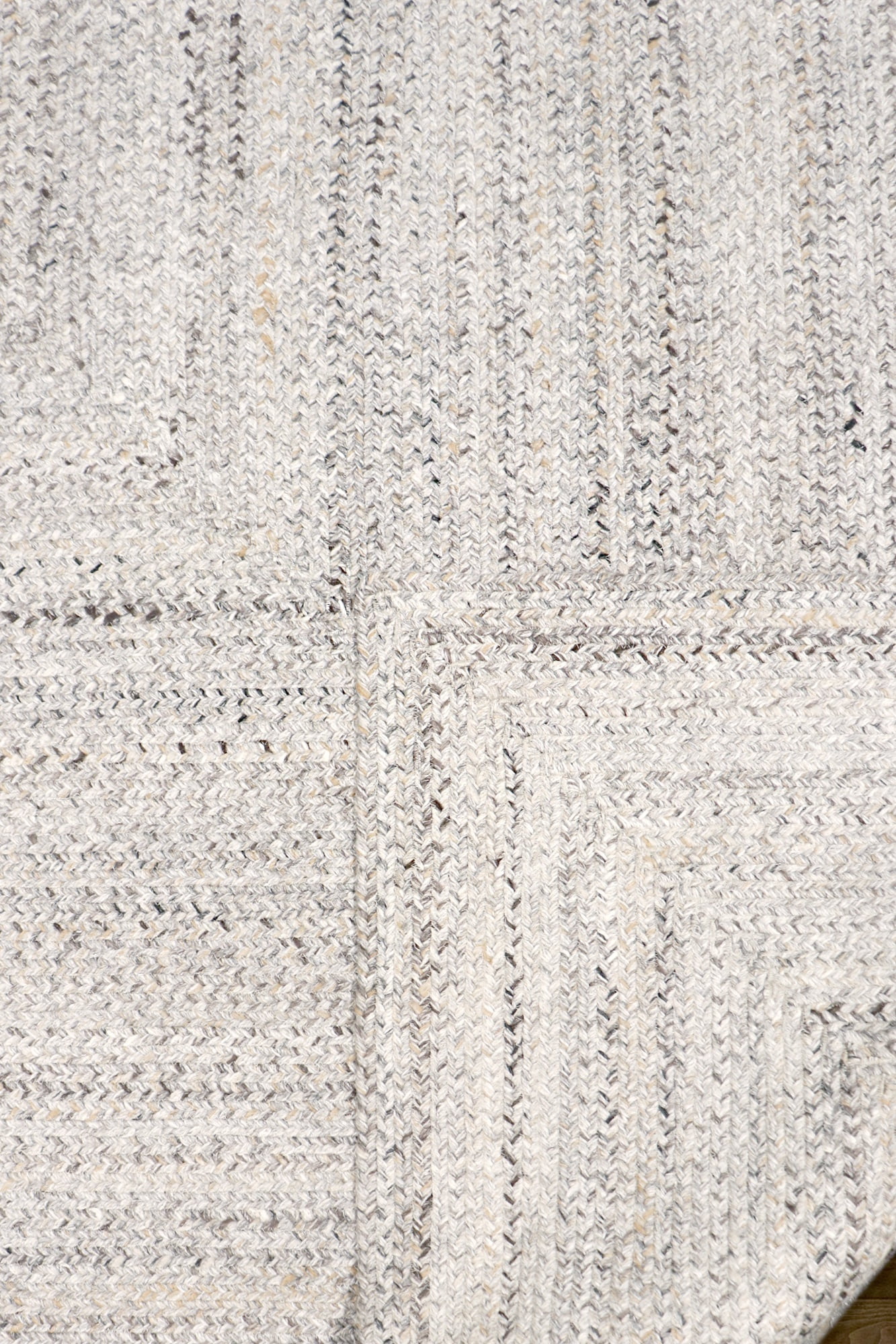 Pasargad Home Lagos 4' X 6' Hand Braided Grey/MultiColor Rug