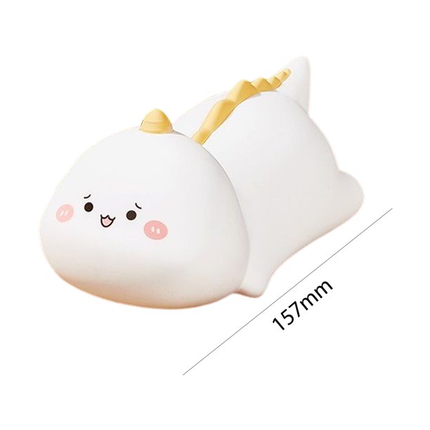 LED Dinosaur Night Light 1W 1200mAh Lámpara de mesita de noche Adornos Juguetes para niños (A) Ndcxsfigh Para estrenar