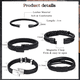thumbnail image 2 of 5 Piezas Pulsera Para Hombre De Cuero Con Hebilla Magnética Xtellar negro, 2 of 3